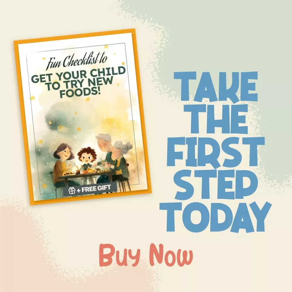 Fun Checklist to Get Your Child to Try New Foods! | Tips for Getting Child to Try New Foods | Printable Kids Mealtime Guide