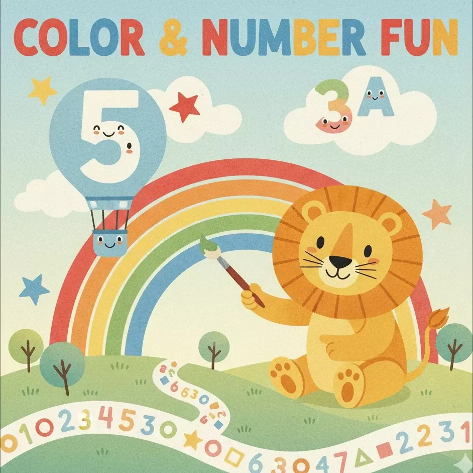 Color & Number Fun Checklist | How to Teach Toddler Colors and Numbers Through Playful Daily Routines