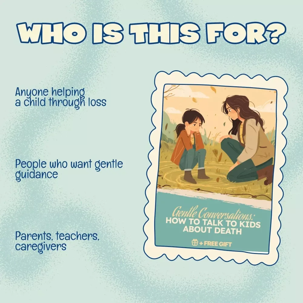 Gentle Conversations: How to Talk to Kids About Death Checklist | Digital Download Guide for Parents | How to Talk to Kids About Death Gently