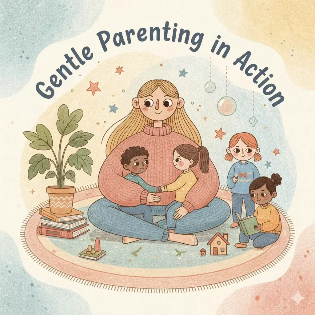 Gentle Parenting in Action | Gentle Parenting Guide, Positive Parenting eBook, Digital Download Checklist for Parents, AI Parenting Tools