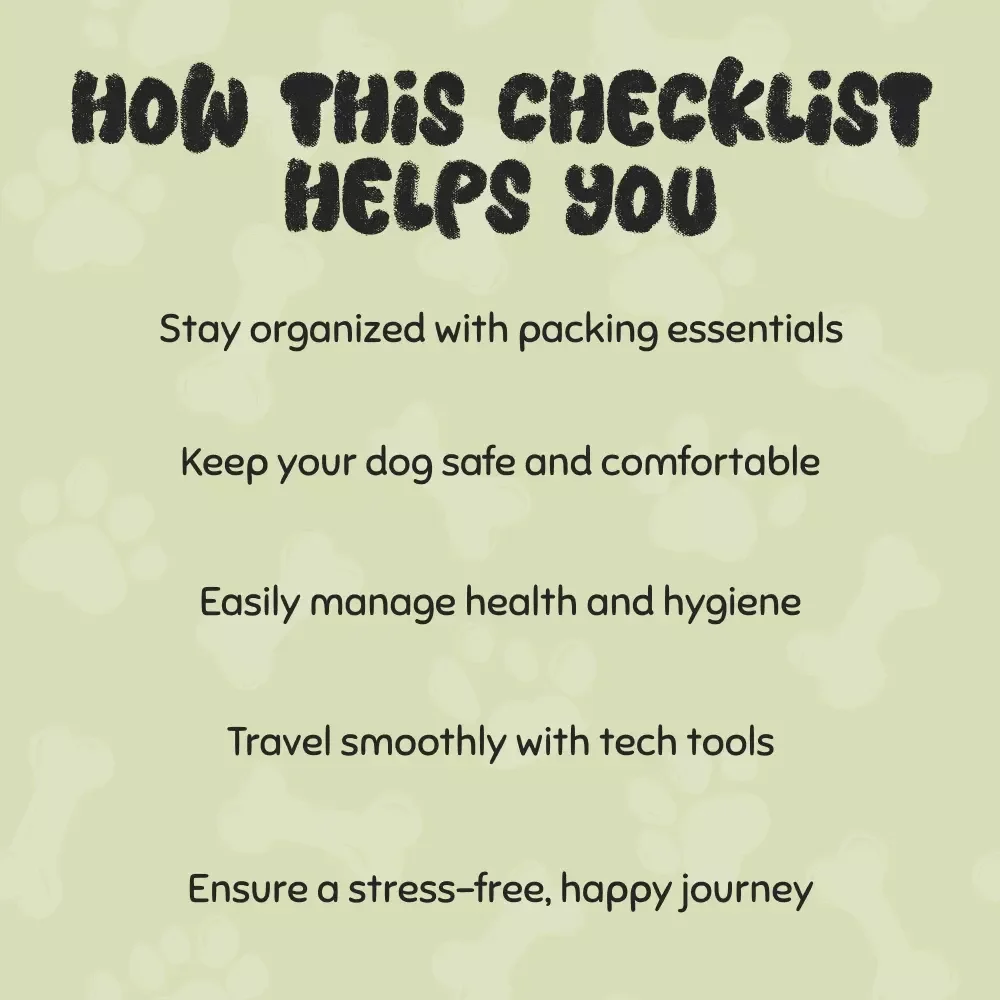 The Dog Travel Packing Checklist - The Ultimate Guide for Pet Owners Traveling with Dogs