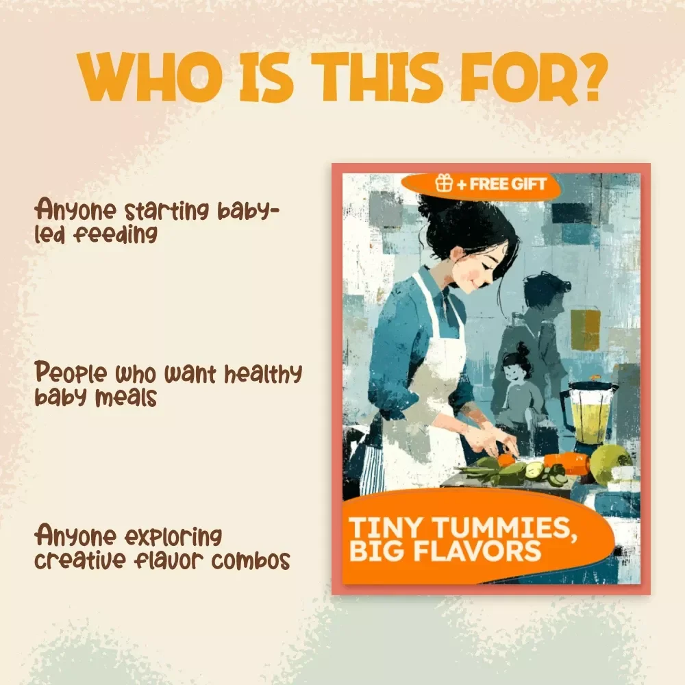 Tiny Tummies, Big Flavors | How to Make Homemade Baby Food Guide | Digital Download for Parents | Step-by-Step eBook for Nutritious Baby Meals