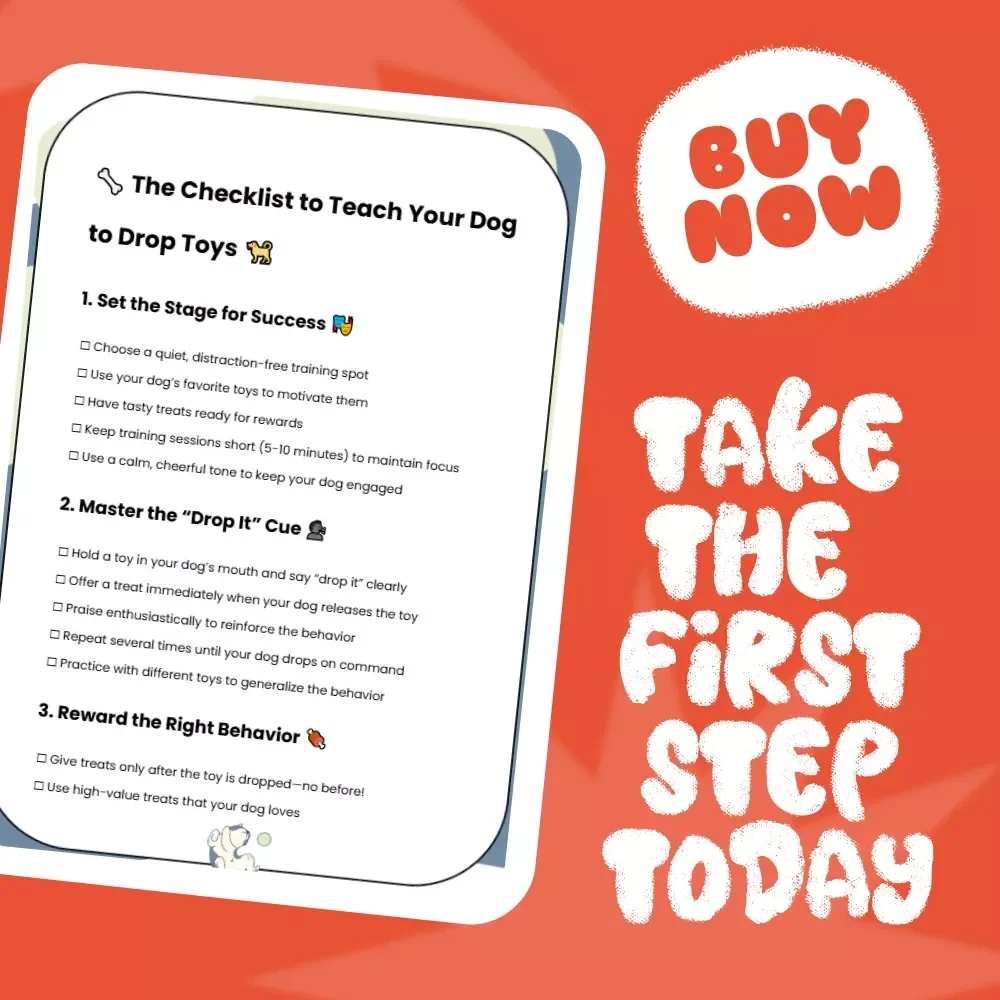 The Checklist to Teach Your Dog to Drop Toys - Best Way to Teach Your Dog to Drop Toys