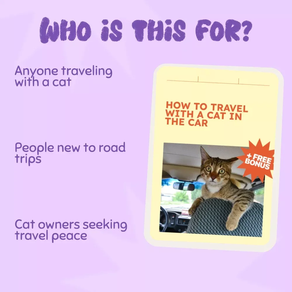 How to Travel with a Cat in the Car - A Complete eBook Guide for Stress-Free Road Trips with Your Feline Companion