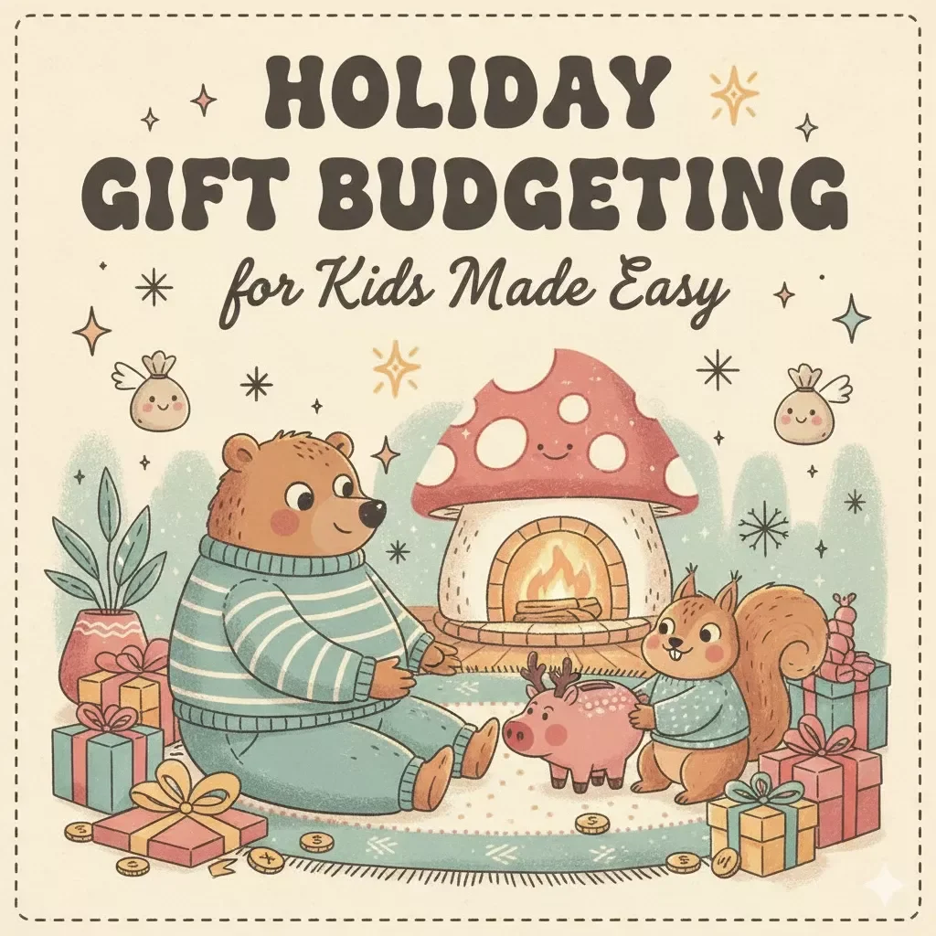 Holiday Gift Budgeting for Kids Made Easy | Printable Guide for Parents | How to Budget for Holiday Gifts for Kids | Smart Family Christmas Planning eBook