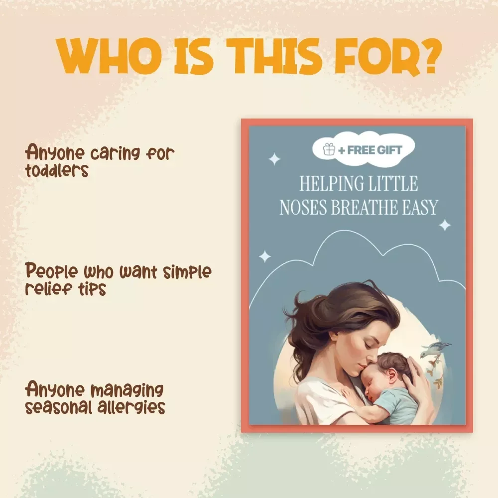 Helping Little Noses Breathe Easy | eBook Guide for Parents on How to Handle Seasonal Allergies in Toddlers | Digital Download Allergy Relief Handbook