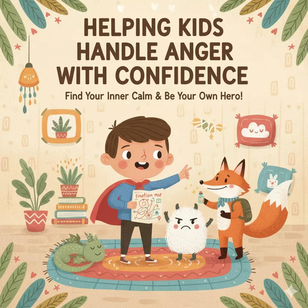 Helping Kids Handle Anger with Confidence Guide | Digital Download with Tips for Helping Kids Handle Anger, Strategies, and Family Support