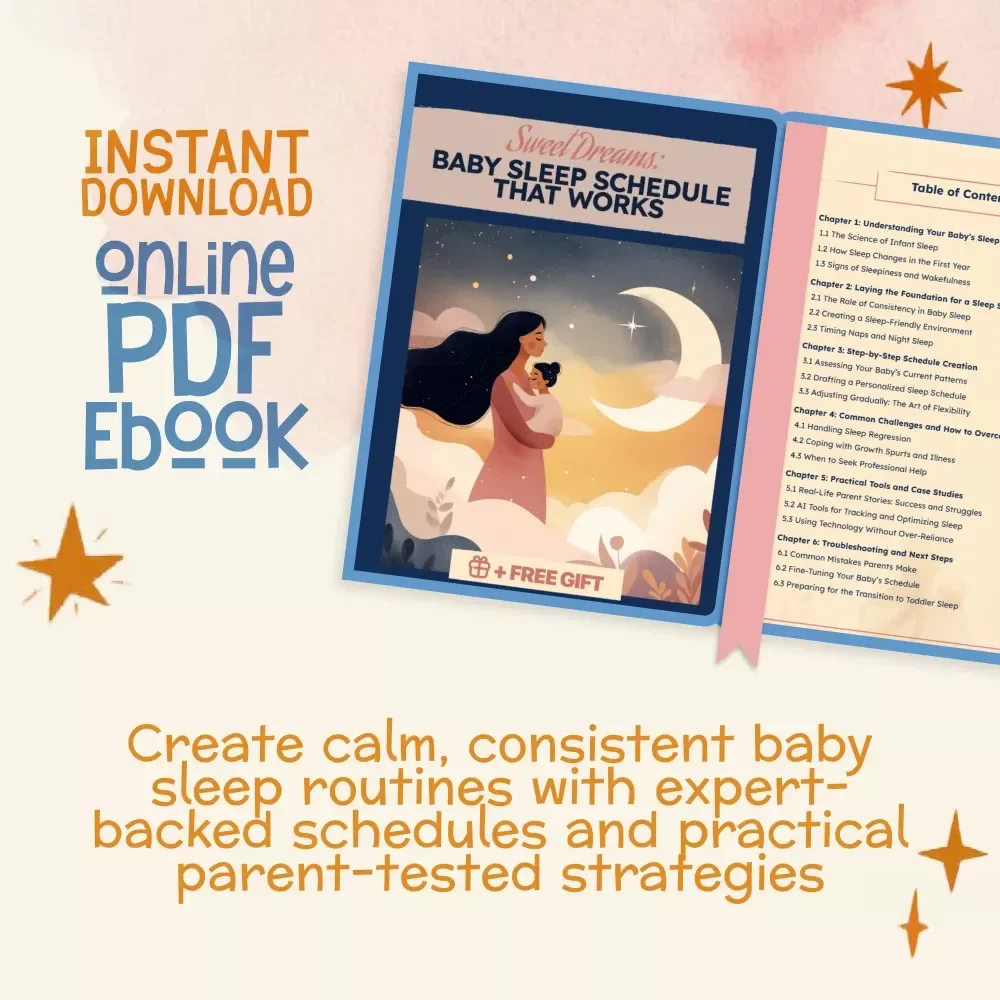 Sweet Dreams: The Parent’s Guide to Crafting a Baby Sleep Schedule That Works | Baby Sleep Ebook | How to Create a Baby Sleep Schedule | Infant Sleep Guide for Parents