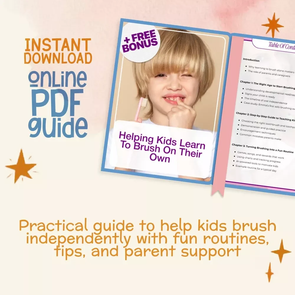 Helping Kids Learn to Brush on Their Own – Step-by-Step Parenting Guide for Teaching Independence, Fun Routines, and Long-Term Dental Success