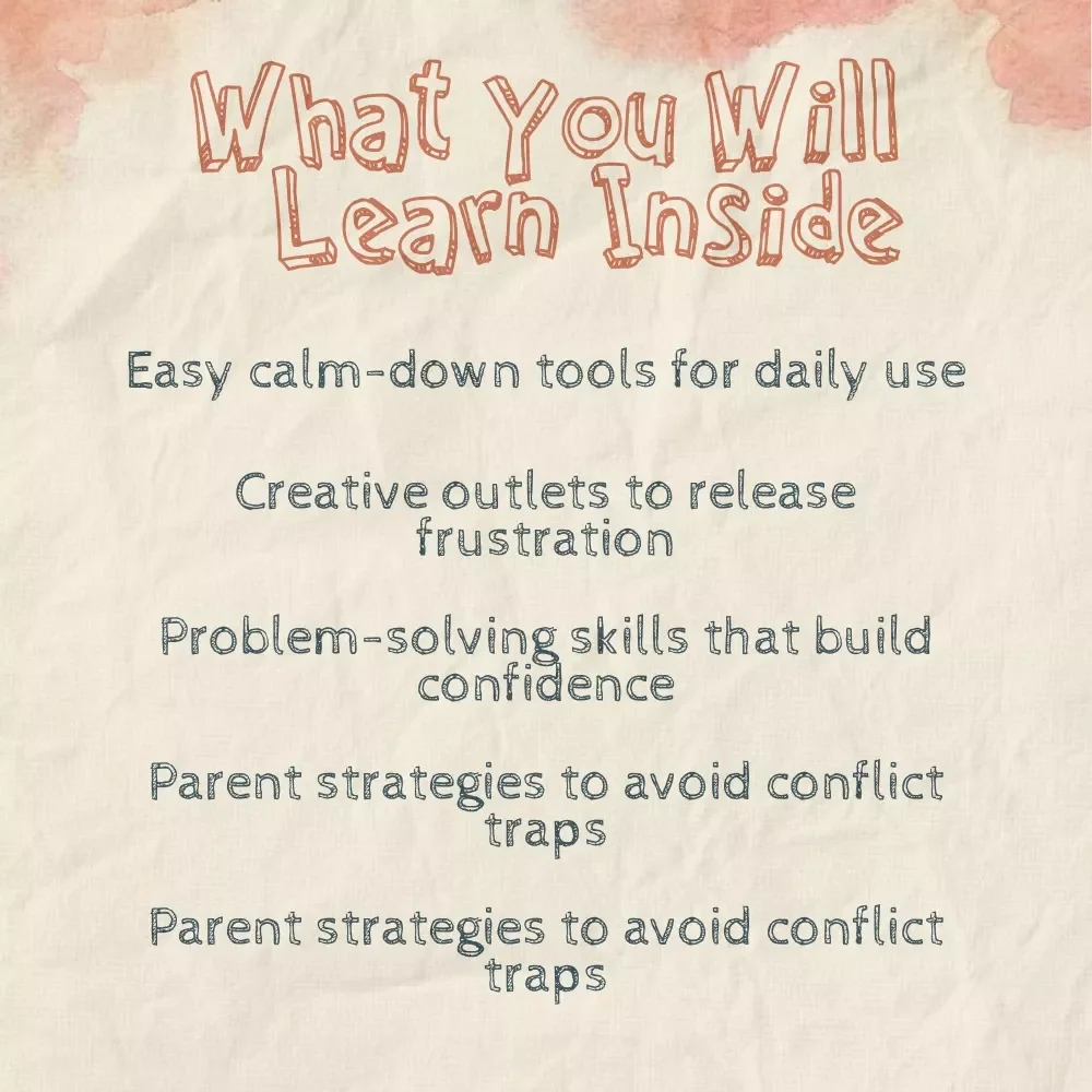 Helping Kids Handle Anger with Confidence Guide | Digital Download with Tips for Helping Kids Handle Anger, Strategies, and Family Support