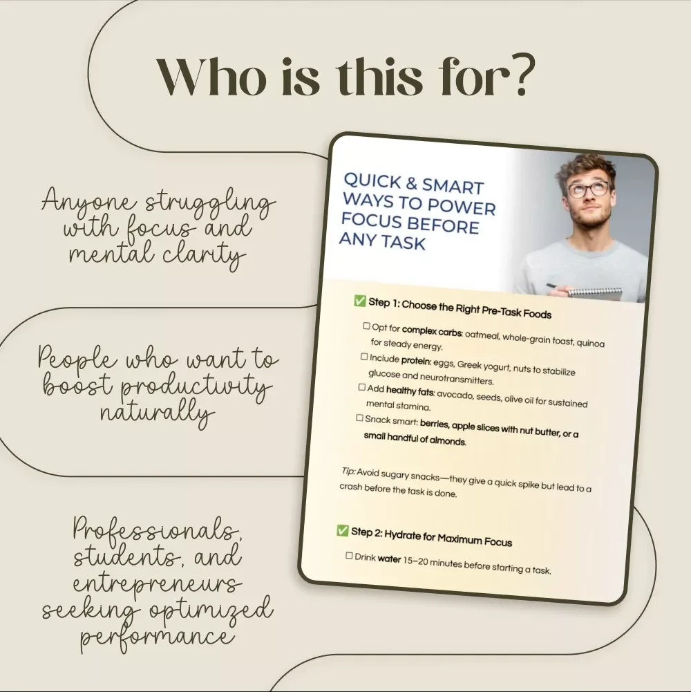 Quick & Smart Ways to Power Focus Before Any Task: A Digital Guide for Maximum Productivity