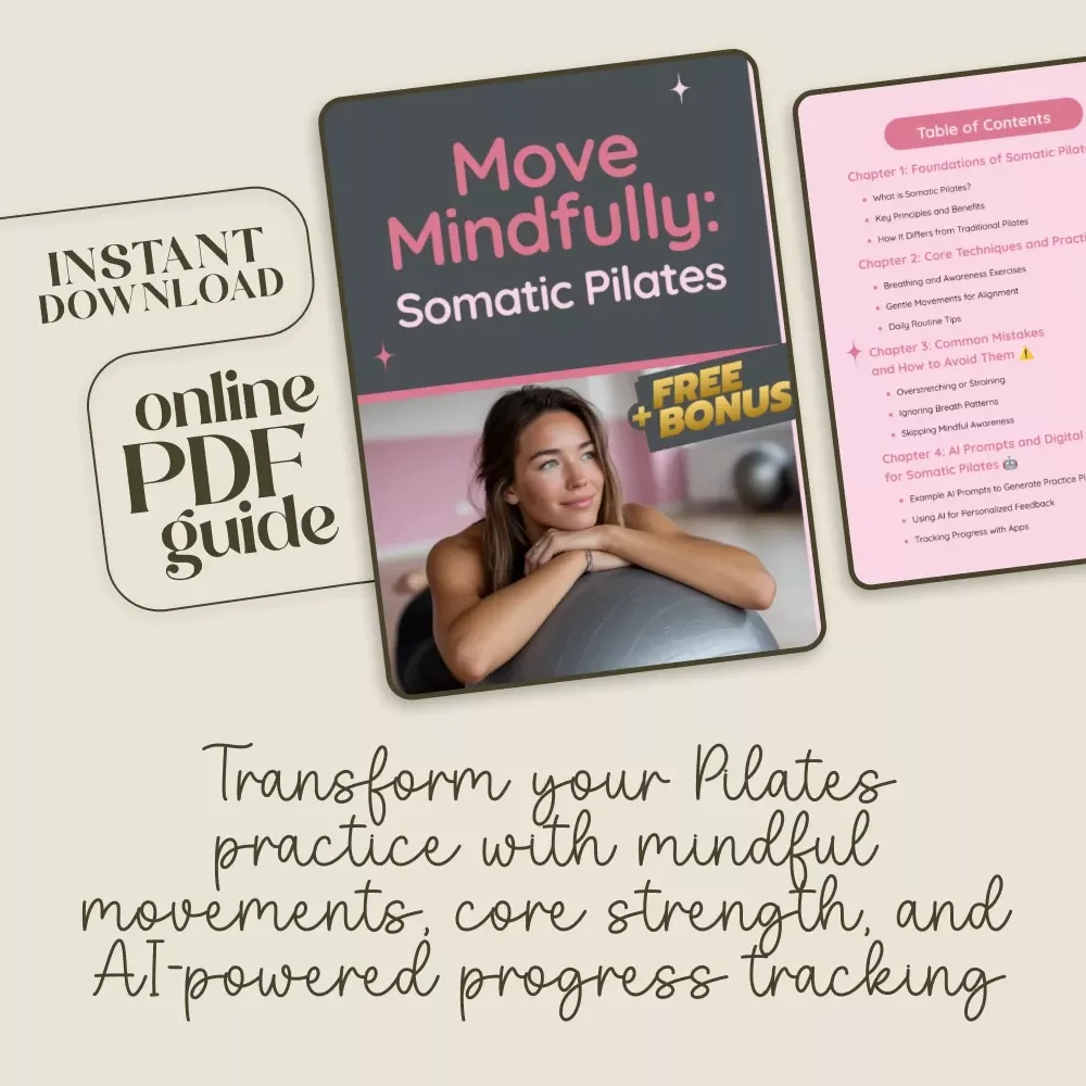 Move Mindfully: Somatic Pilates Guide & eBook | Somatic Pilates Techniques for Alignment, Breathwork & Core Strength