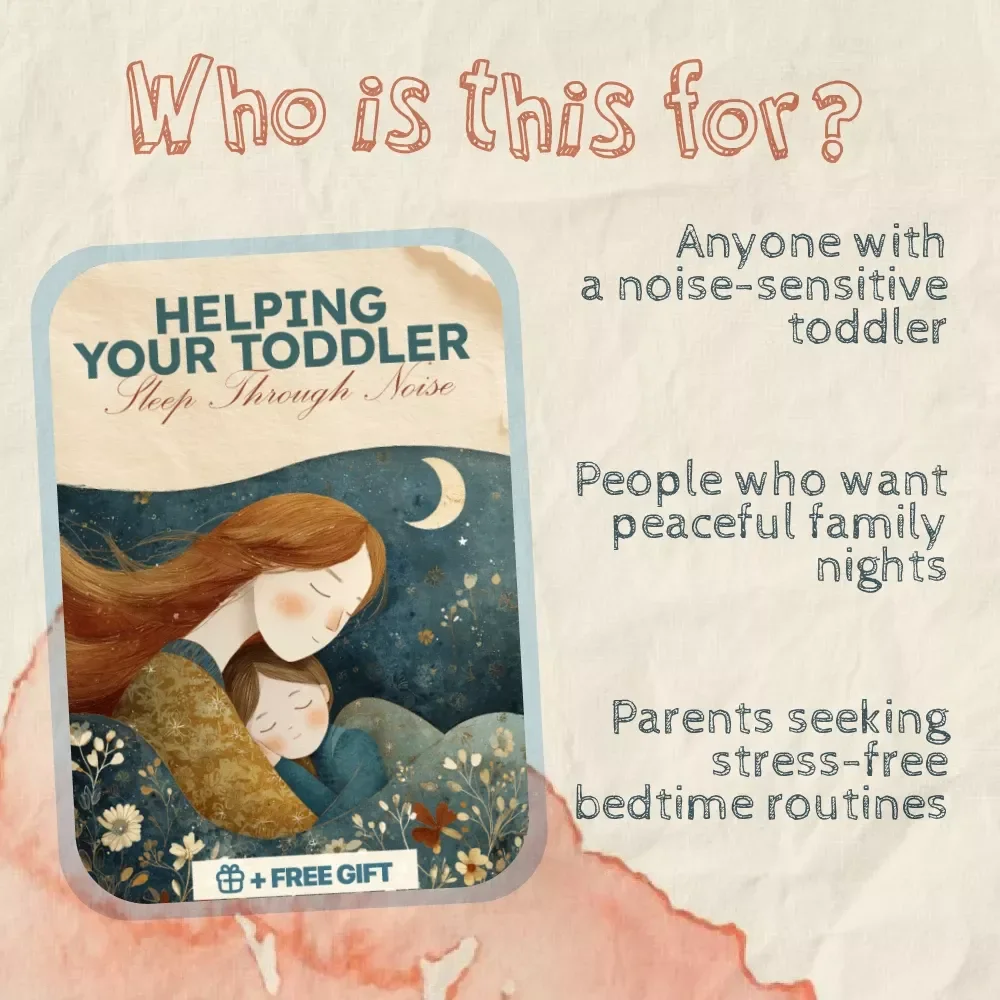 Helping Your Toddler Sleep Through Noise | Ebook on How to Help Toddler Sleep Through Loud Noises