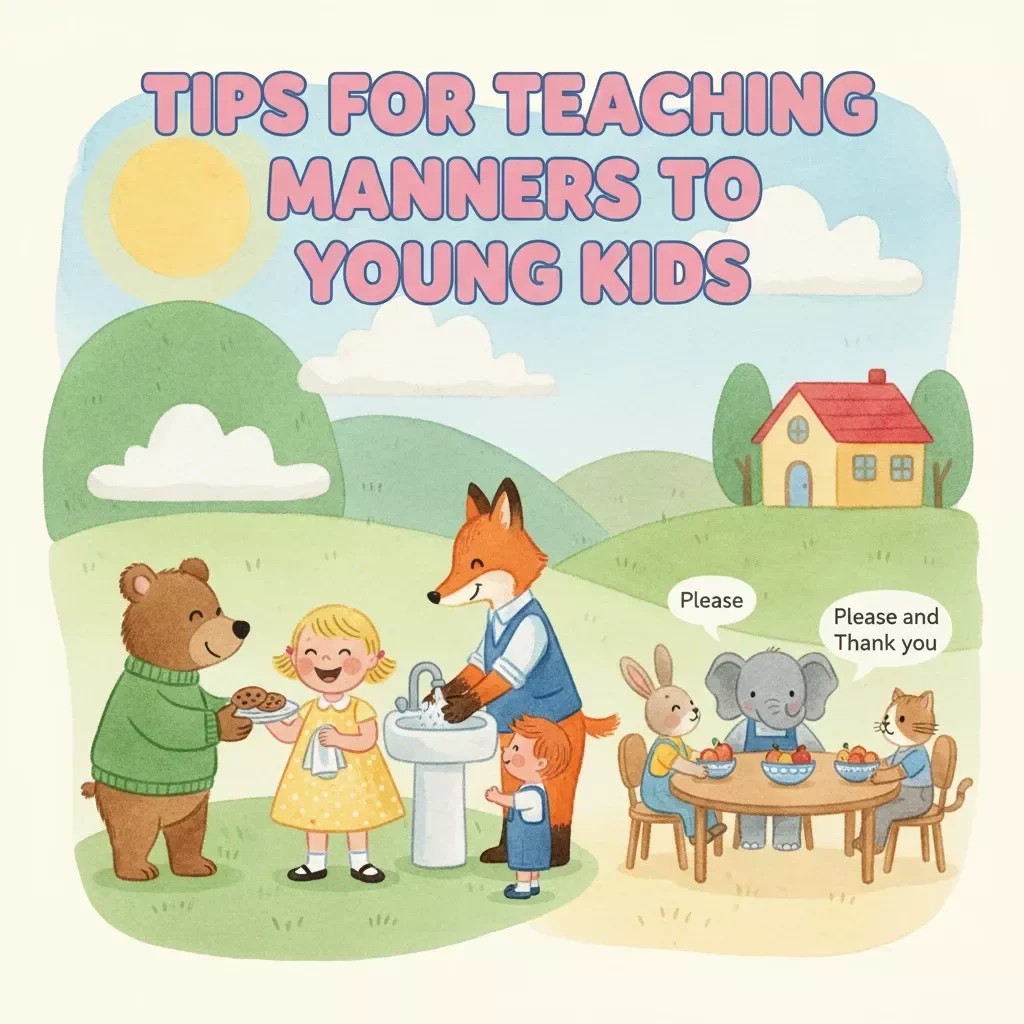 Tips for Teaching Manners to Young Kids | Positive Parenting eBook | Printable Digital Download | Gentle Parenting Guide for Respect & Empathy | Social Skills Resource for Toddlers & Preschoolers