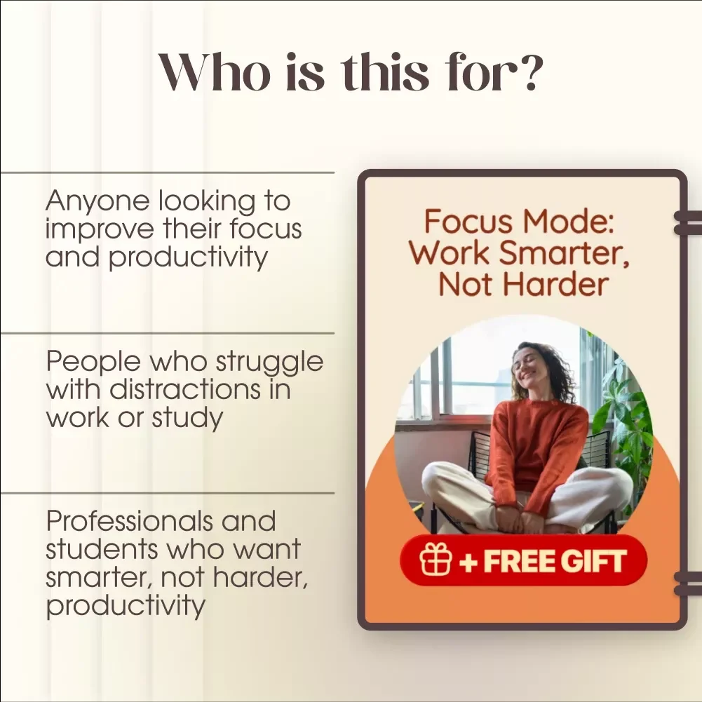 Focus Mode: Work Smarter, Not Harder – The Ultimate Digital Guide to Boost Productivity