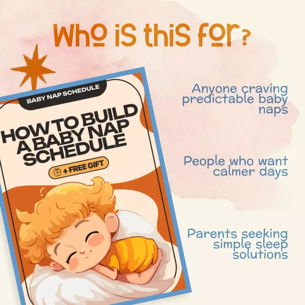 How to Build a Baby Nap Schedule | The Best Way to Set Nap Schedule for Baby | Digital Download eBook for Parents