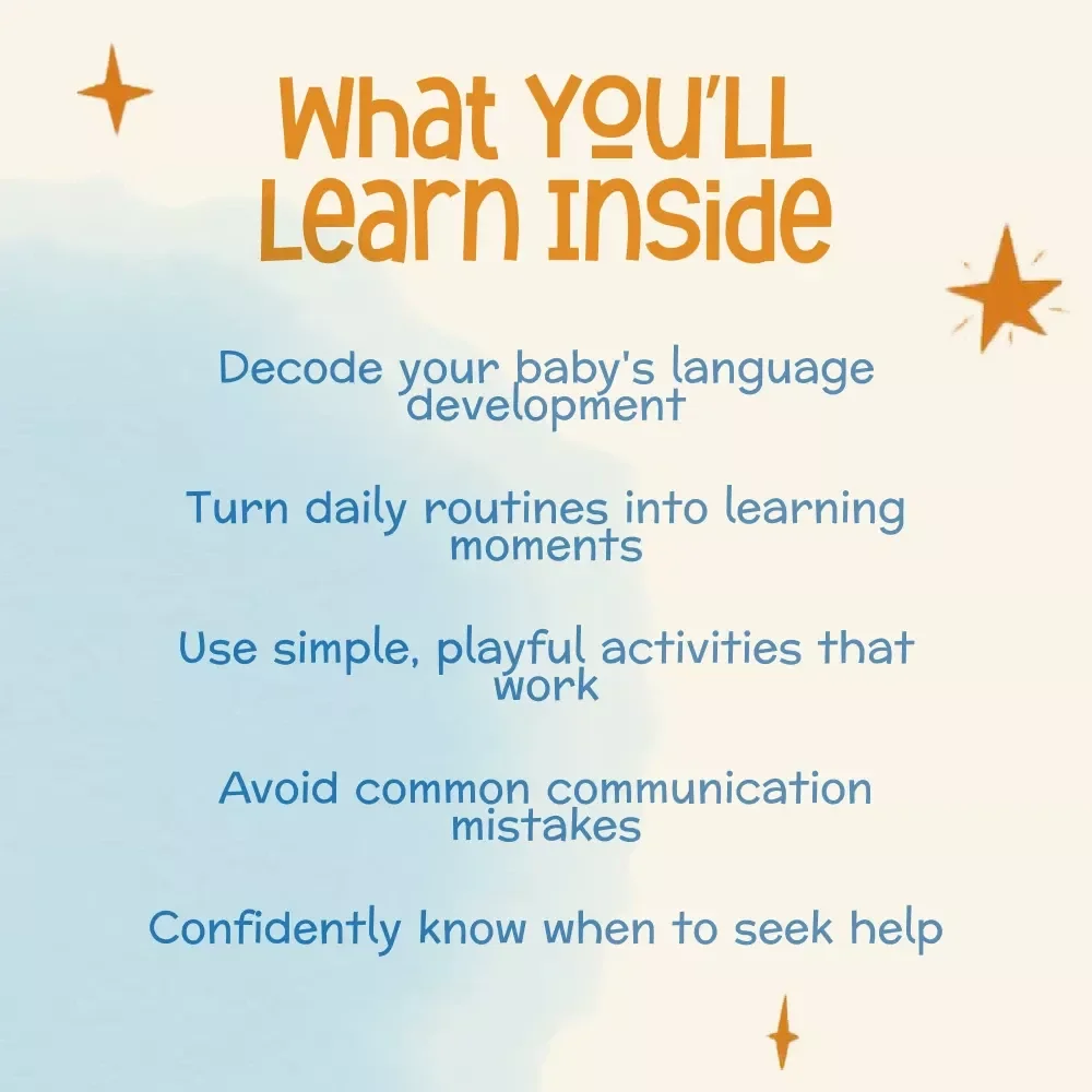Helping Your Baby Find Their Voice Guide | How to Encourage Baby to Start Talking eBook