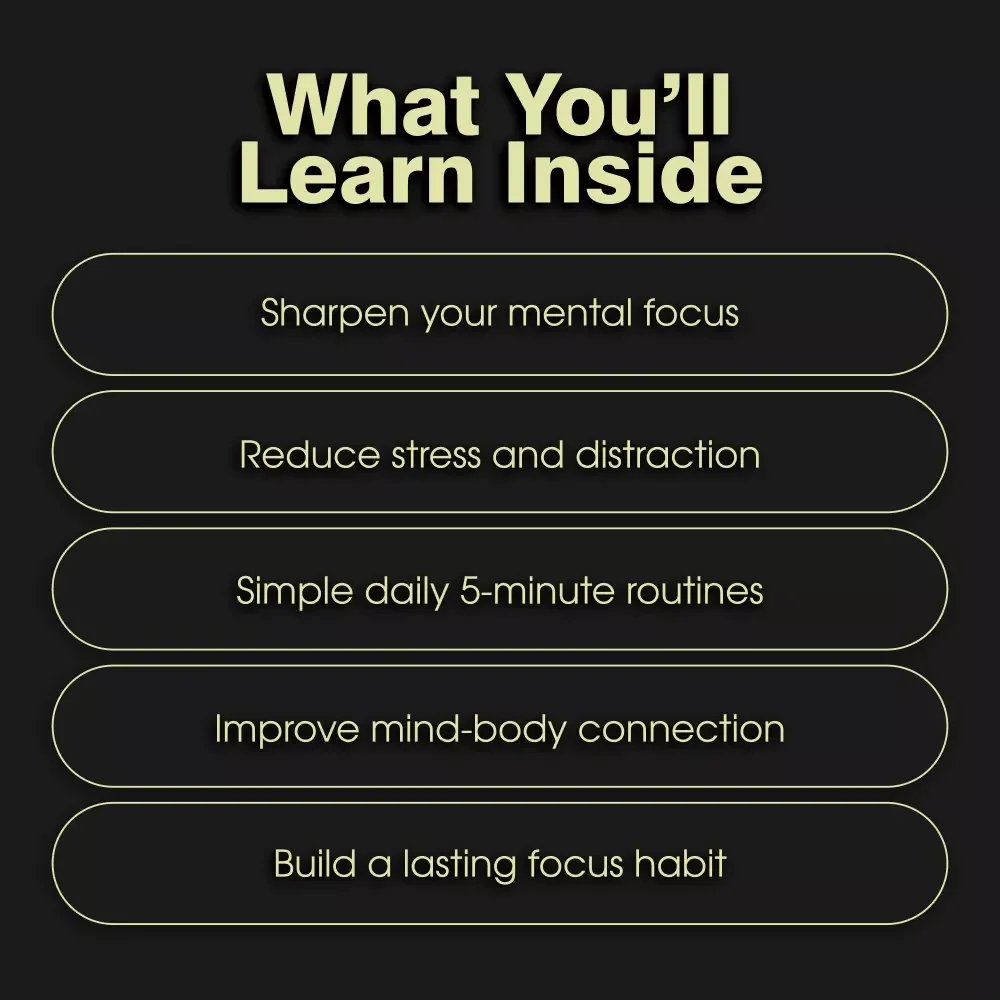 Tai Chi for a Sharper Mind: A Gentle Path to Focus and Clarity | Digital eBook Download | Tai Chi for Focus Guide