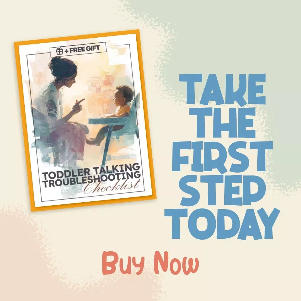 Toddler Talking Troubleshooting Checklist | Speech Delay Support Guide for Parents | Why Is My Toddler Not Talking Yet | Early Language Development Printable