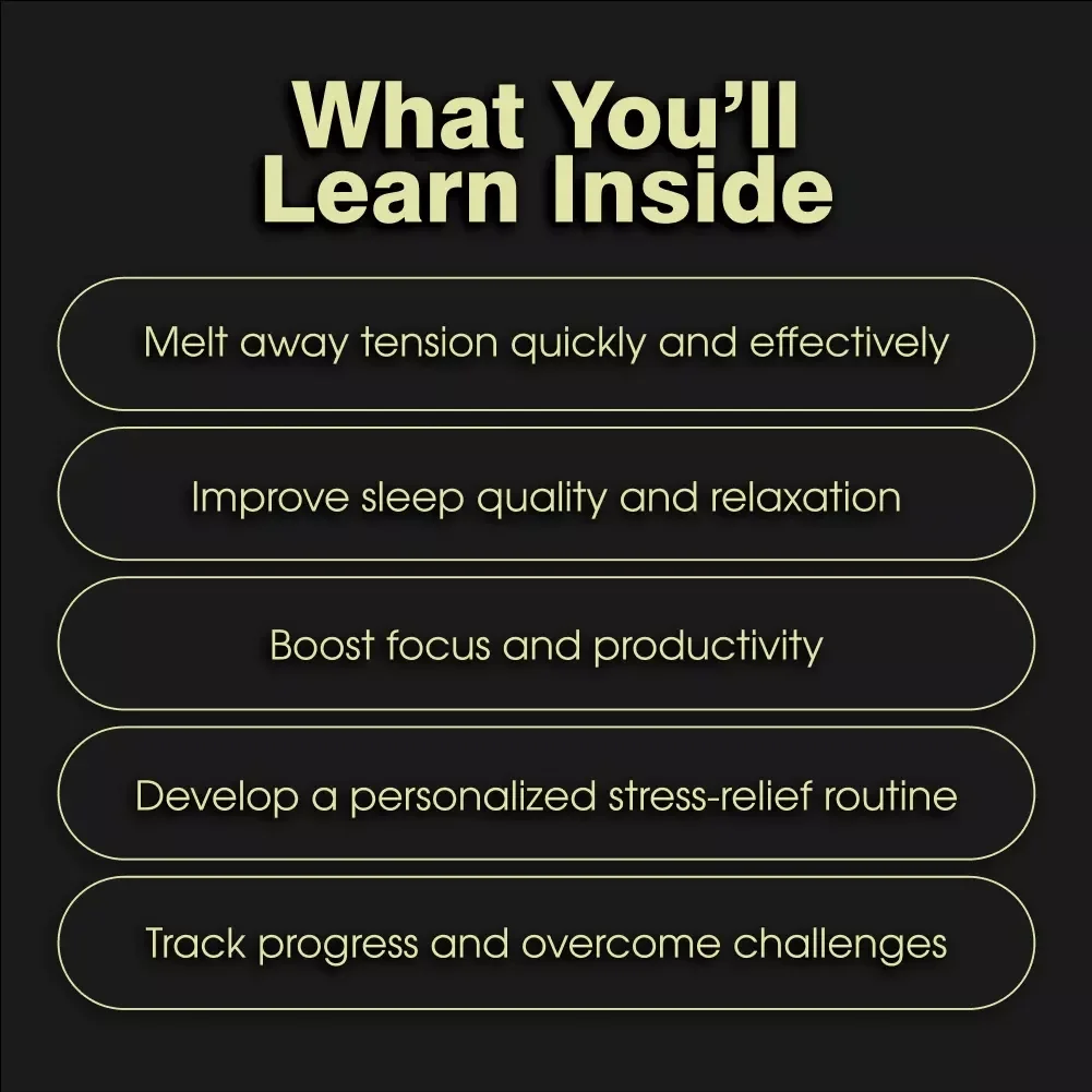 Melt Away Tension: The Practical Guide to Muscle Relaxation for Calm - Digital Download for Stress Relief and Relaxation Techniques