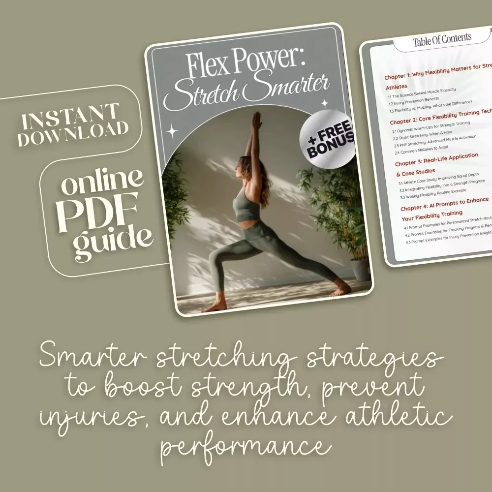 Flex Power: Stretch Smarter 💪🧘 | Flexibility Training for Strength Athletes Digital Guide