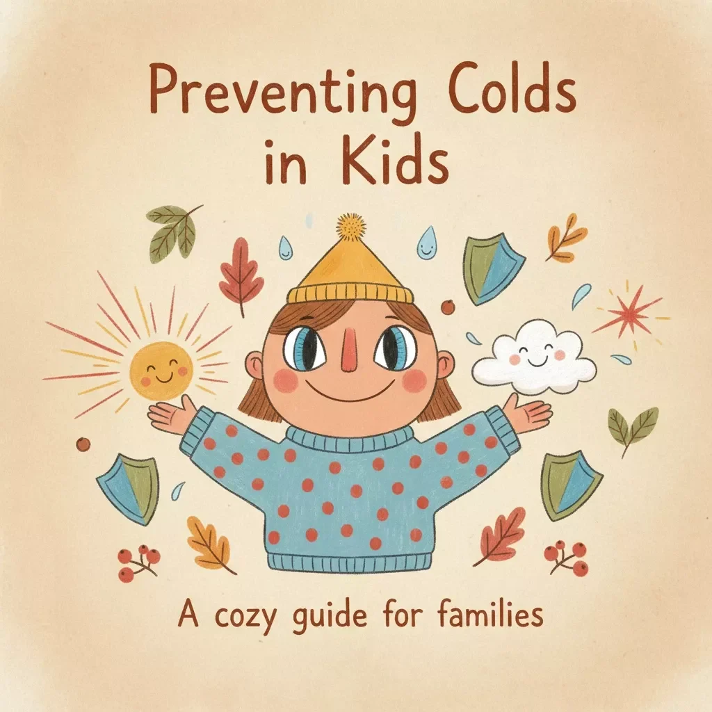 Preventing Colds in Kids | Best Way to Prevent Colds in Kids | Printable Digital Guide for Parents | Child Health & Wellness eBook | Family Immunity Plan