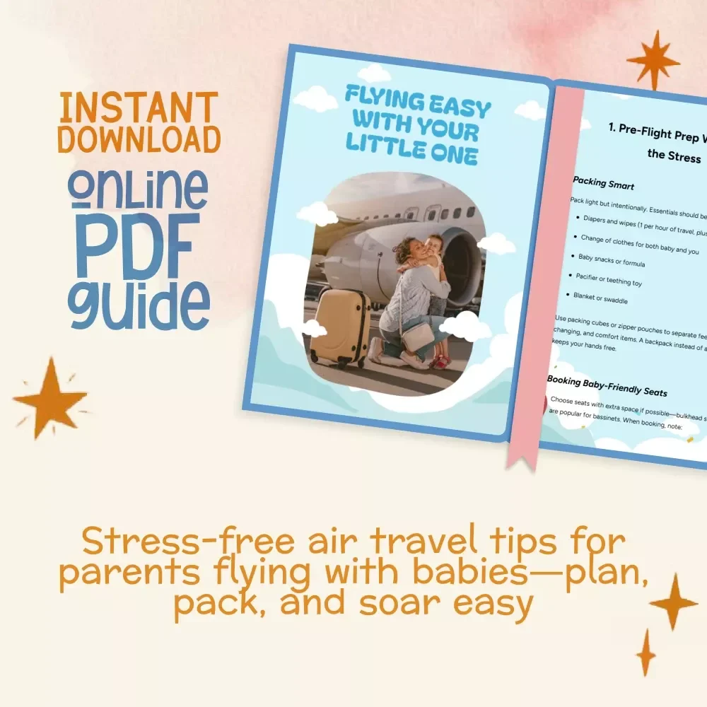 Flying Easy with Your Little One | Travel Guide for Parents | Tips for Traveling with Baby on Airplane | Stress-Free Flight Preparation, Packing, and In-Flight Support