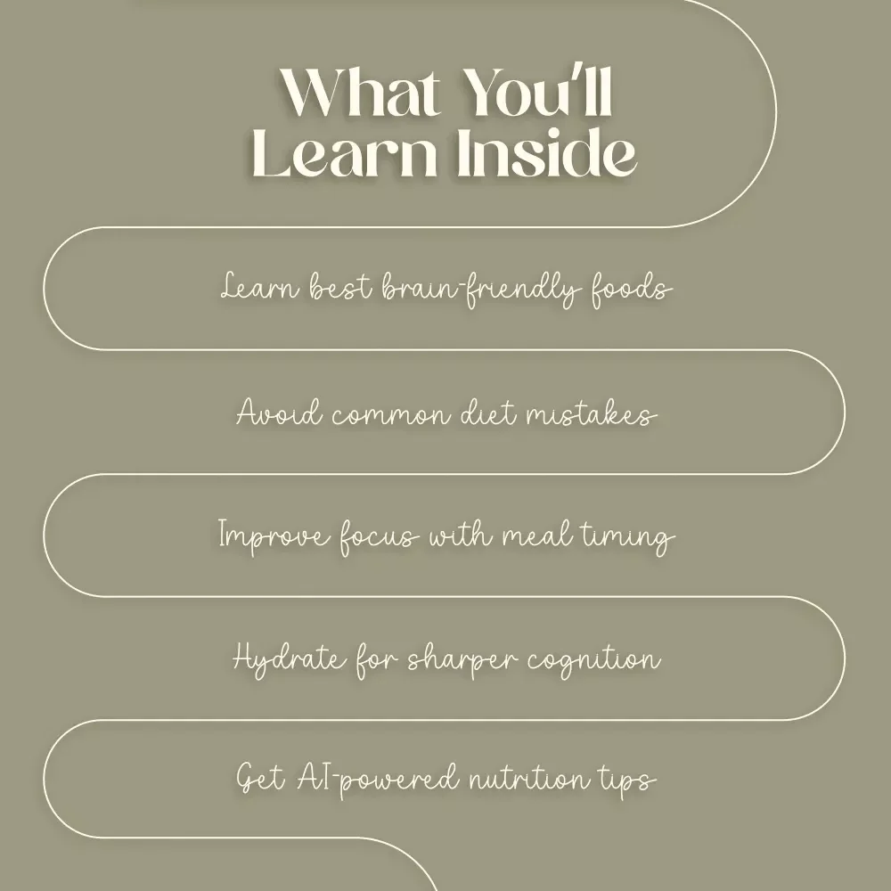 Fuel Your Mind: The Ultimate Guide to Brain-Boosting Foods | Digital Download Guide for Foods for Brain Health, Nutrition, & Mental Clarity