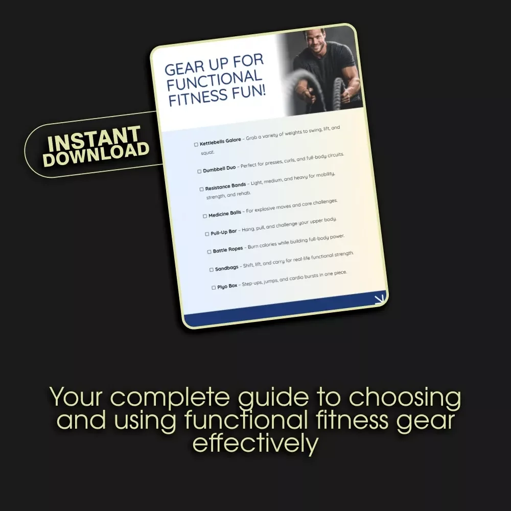 Gear Up for Functional Fitness Fun! | Your Ultimate Functional Fitness Training Equipment Checklist Digital Download