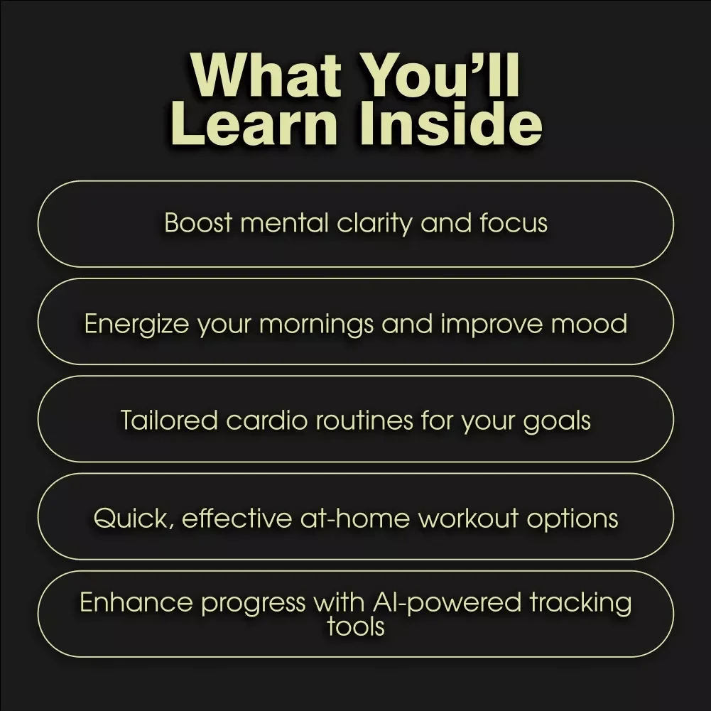 Rise & Shine: Morning Cardio to Supercharge Your Focus - Digital Guide for Boosting Brain Power and Energy
