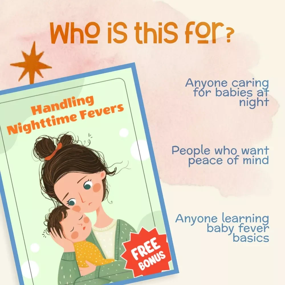 Handling Nighttime Fevers | Baby Fever Guide | What to Do When Baby Has Fever at Night | Digital Download for New Parents