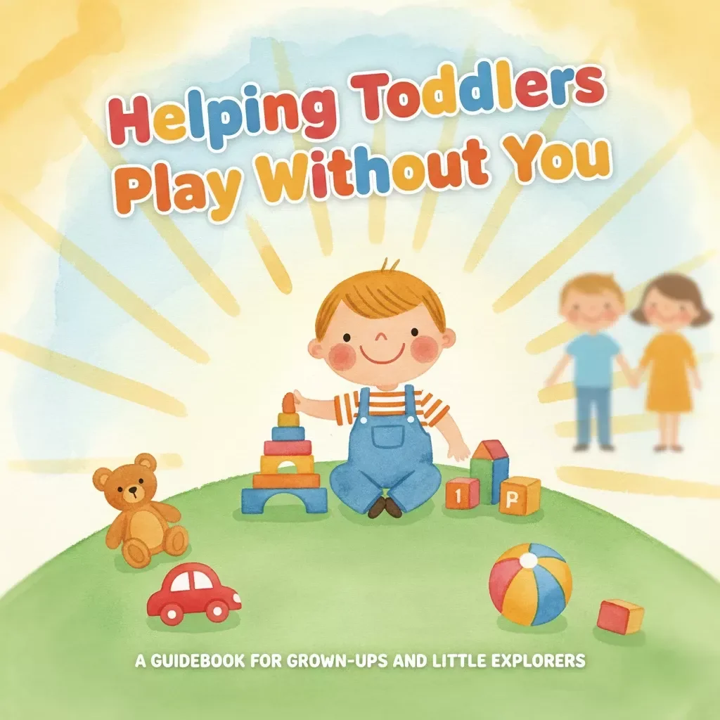 Helping Toddlers Play Without You | Printable Guide for Parents | How to Encourage Independent Play in Toddlers | Montessori-Inspired Digital Download