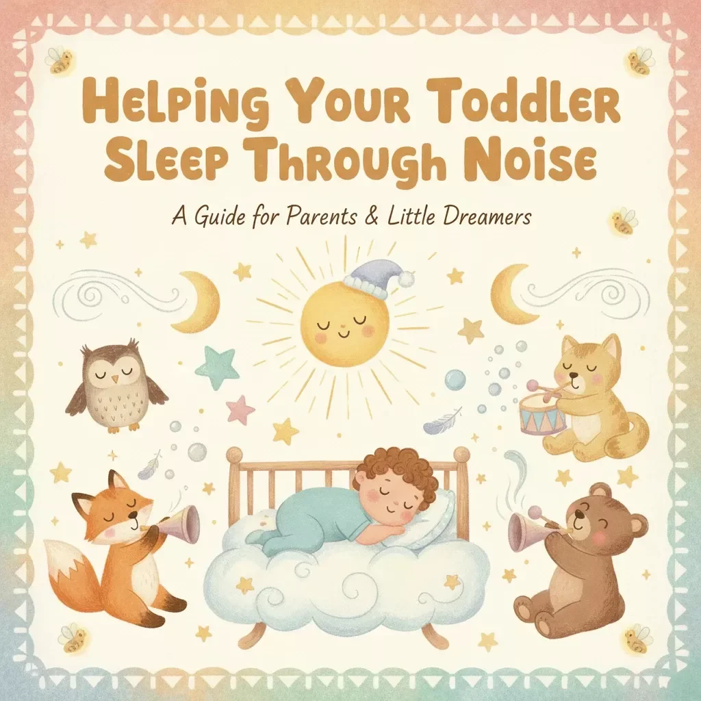 Helping Your Toddler Sleep Through Noise | Ebook on How to Help Toddler Sleep Through Loud Noises