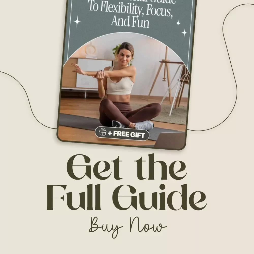 Yoga at Home: Your Personal Guide to Flexibility, Focus, and Fun | Digital Download Guide for Beginners and Intermediate Yogis