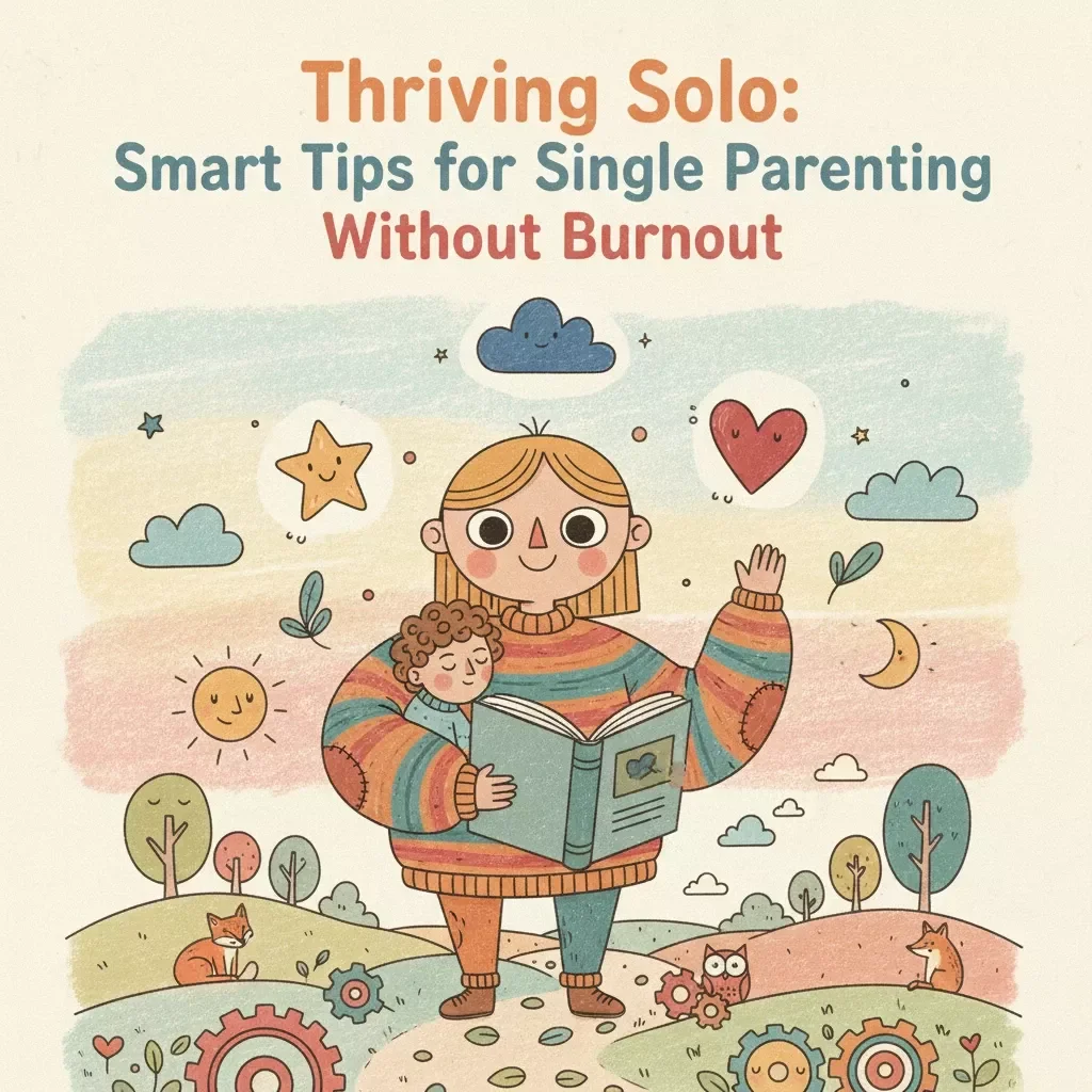 Thriving Solo: Smart Tips for Single Parenting Without Burnout | Digital Parenting Guide, Self-Care eBook, Time Management for Single Parents, Emotional Wellness Checklist