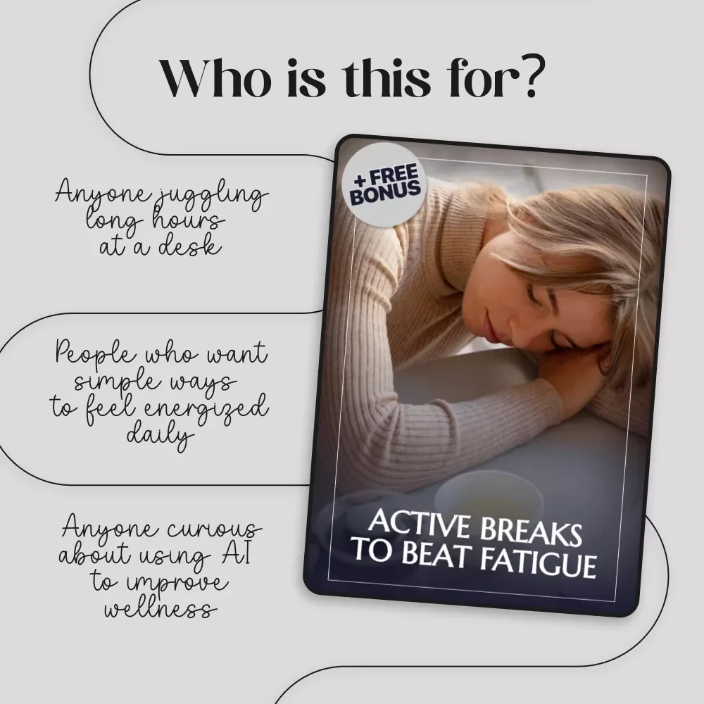 Active Breaks to Beat Fatigue | Digital Guide for Quick Energy, Focus & Productivity | Active Breaks to Fight Fatigue Strategies