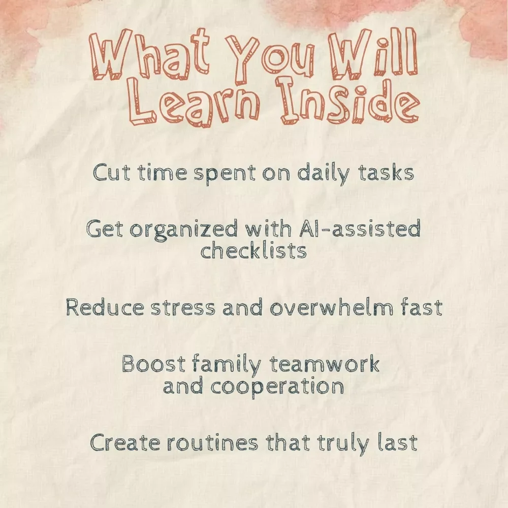Manage Parenting Chores with AI | Digital Guide for Parents | Tips for Using AI to Manage Chores