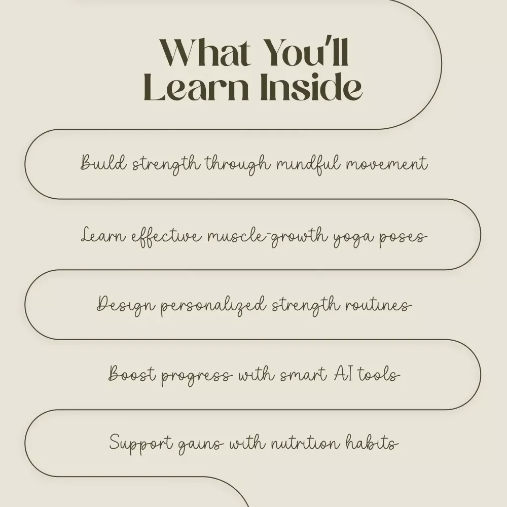 How Yoga Can Build Muscle and Transform Body | Muscle-Building Yoga Guide | Digital Download for Strength, Mind-Body Connection, and Transformation | can yoga build muscle