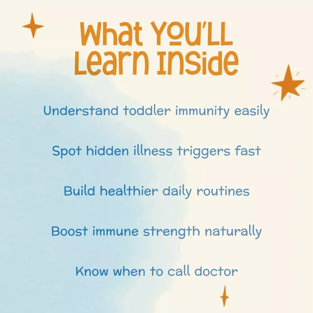 Why Is My Toddler Always Sick Guide | Digital Parenting Resource for Understanding Toddler Immunity, Reducing Illness, and Building Healthy Habits | Printable PDF Download