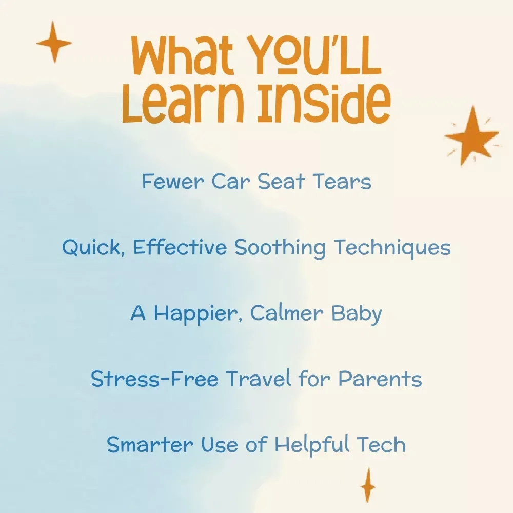 The Joyful Car Seat Guide Digital Download | What to Do When Baby Hates the Car Seat | Parenting Ebook for a Happy Baby on the Go