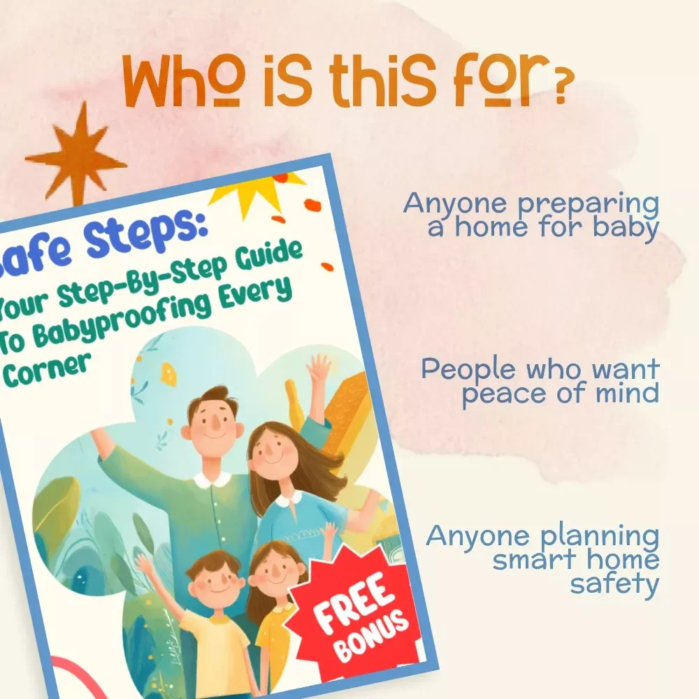 Safe Steps: Your Step-by-Step Guide to Babyproofing Every Corner | Printable Home Safety Guide | Digital Download eBook for New Parents | how to babyproof house step by step