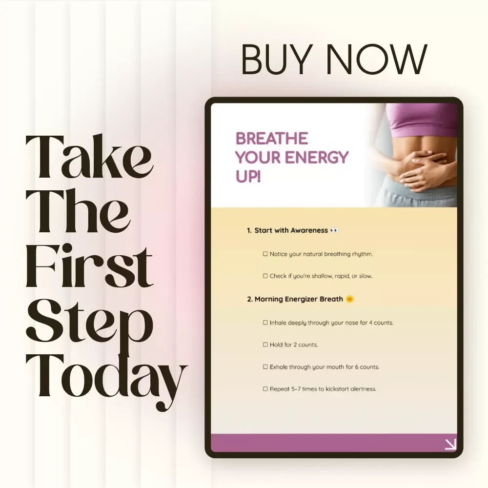 Breathe Your Energy Up! 🌟 Breathing Patterns for Energy Checklist | Digital Download for Daily Vitality