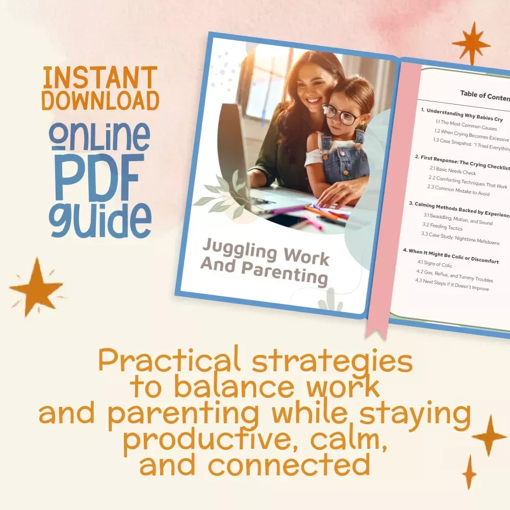 Juggling Work and Parenting Guide | Digital Download for How to Balance Work and Parenting