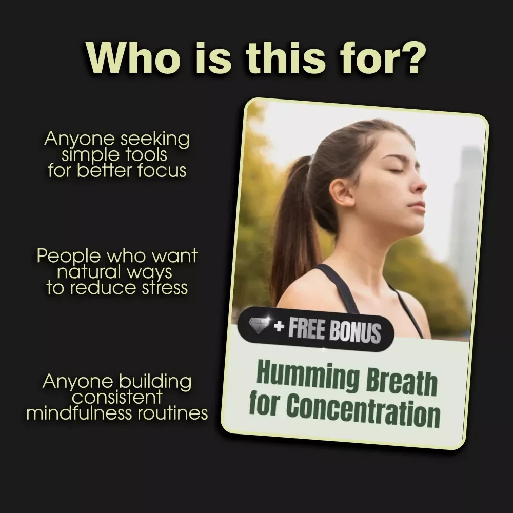 Humming Breath for Concentration | Digital Guide for Focus, Calm, and Daily Practice