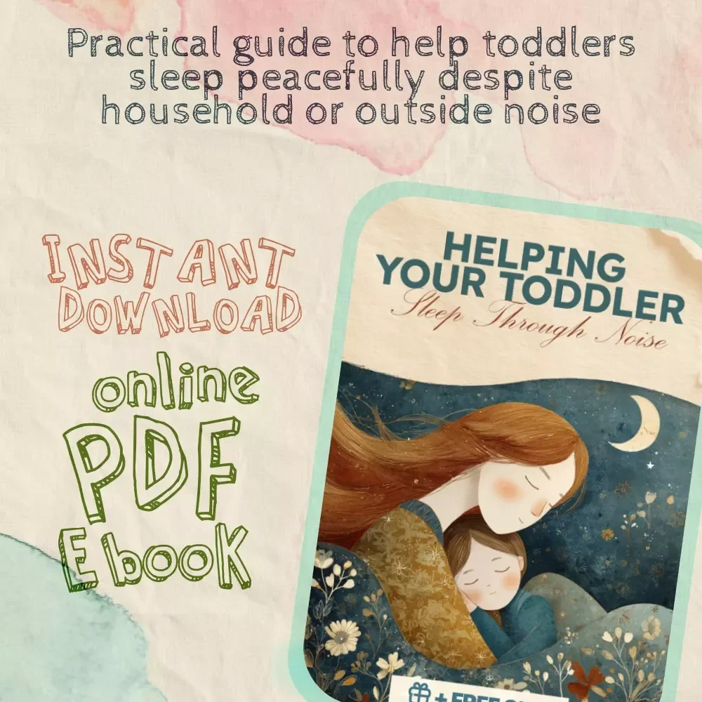 Helping Your Toddler Sleep Through Noise | Ebook on How to Help Toddler Sleep Through Loud Noises