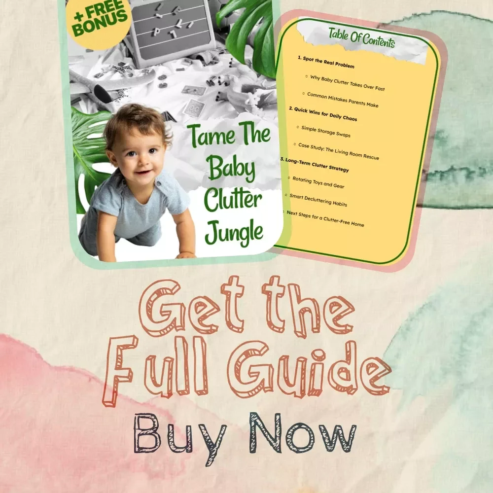 Tame the Baby Clutter Jungle | Digital Guide for Parents on What to Do When House Is Full of Baby Clutter