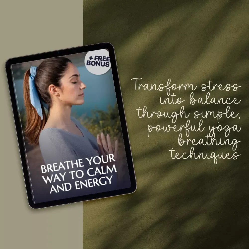 Breathe Your Way to Calm and Energy | Yoga Breathing Exercises Guide for Relaxation, Focus & Vitality | Digital Download eBook for Stress Relief, Mindfulness, and Daily Wellness Routine
