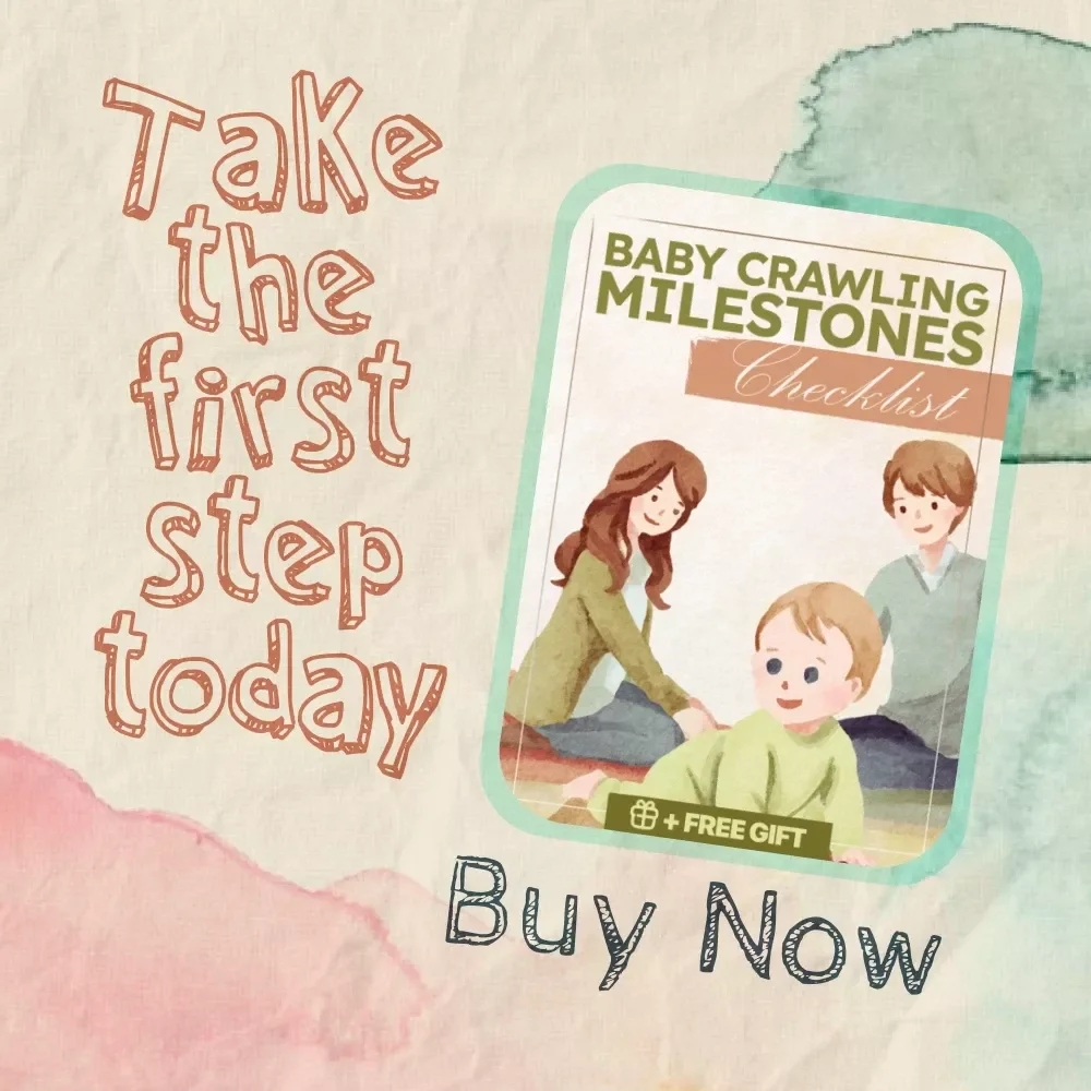 Baby Crawling Milestones Checklist | Printable Development Guide for Parents | When Should Baby Start Crawling | Baby Growth & Tummy Time Tracker