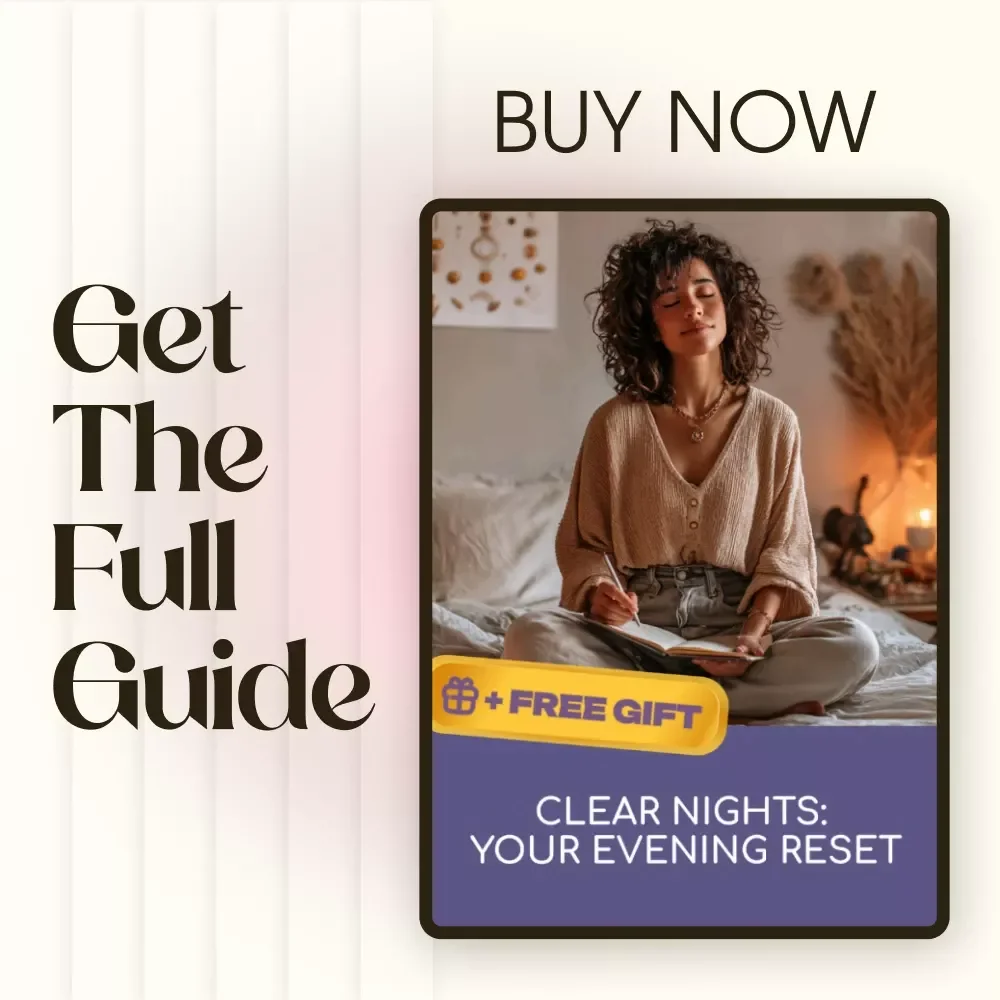 Clear Nights: Your Evening Reset | Digital Guide for Evening Routine for Clarity, Relaxation, and Better Sleep