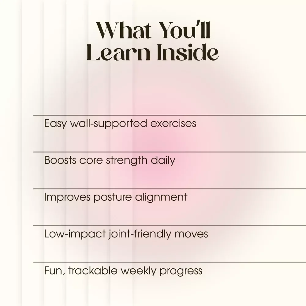 Wall Pilates Challenge: Your Fun & Fit Checklist | Digital Download Pilates Workout Guide, Home Fitness, Core Strength & Flexibility